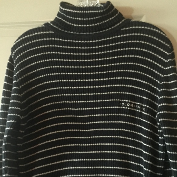 ralph lauren black turtleneck sweater